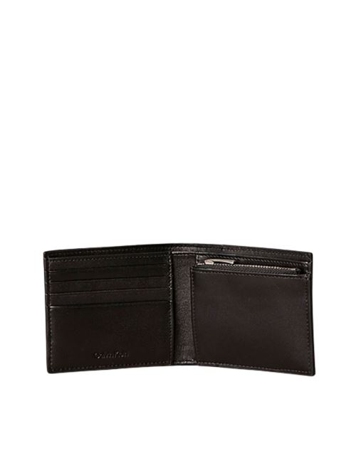 Portafoglio a libro in pelle con monogramma Calvin Klein | LV04D1129GUB1